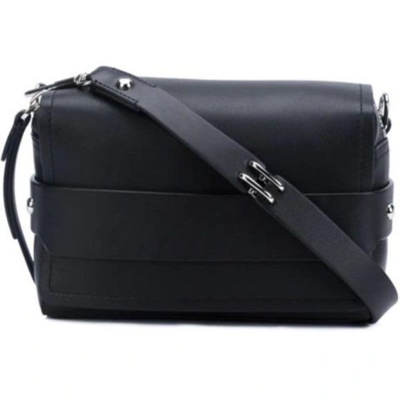 3.1 Phillip Lim Bianca Small Flap Crossbody Bag, Black - Picture 1 of 10